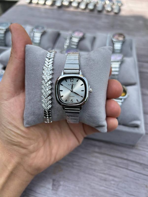 ساعت مچی زنانه بند ریلی کاسیو