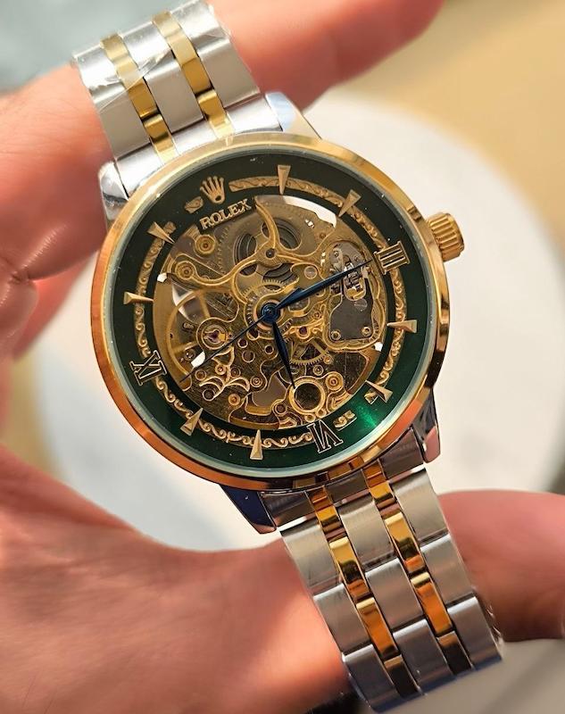 ساعت مردانه رولکس مدل R26 اتوماتیک فلزی