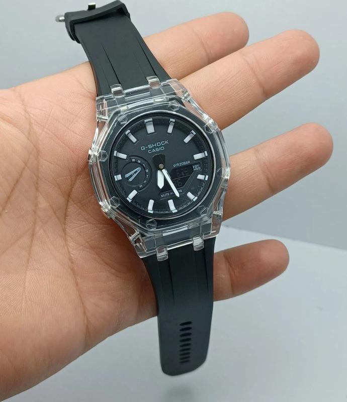 ساعت مچی جی شاک GA2100 مردانه بند لاستیکی ضد ضربه