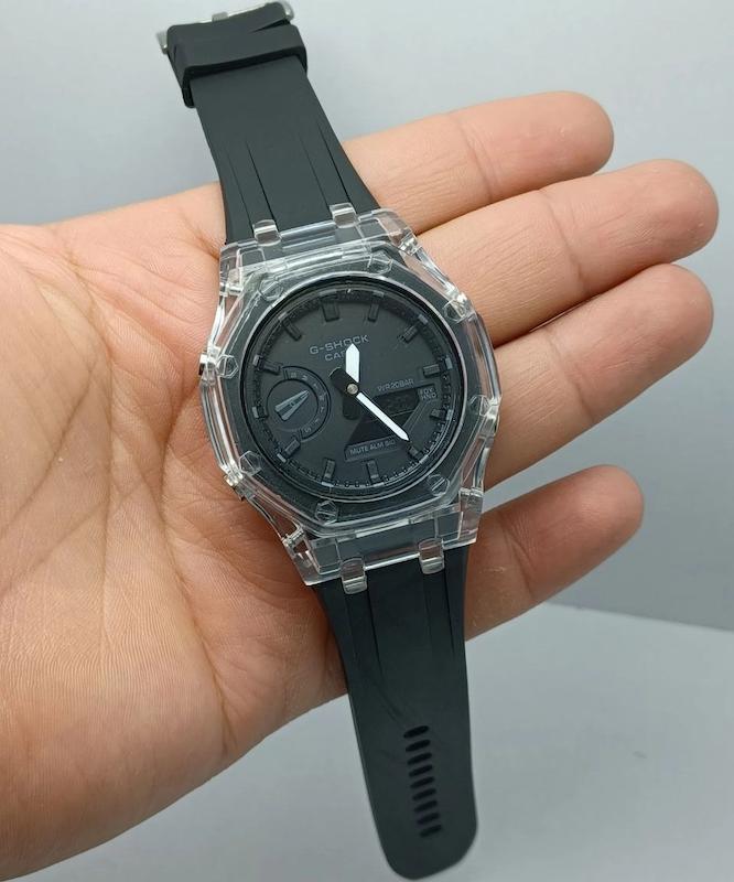 ساعت مچی جی شاک GA2100 مردانه بند لاستیکی ضد ضربه