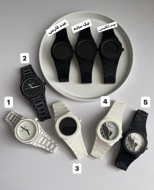 ساعت مچی فول مشکی اسکیمی طرح میلانو