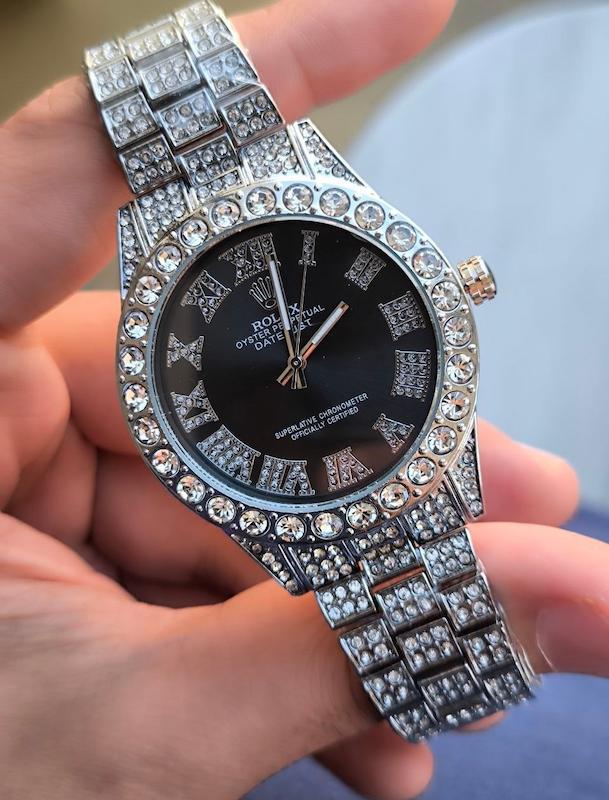 ساعت رولکس دیت‌جاست فول نگین