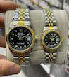 ساعت ست رولکس بند استیل صفحه سبز