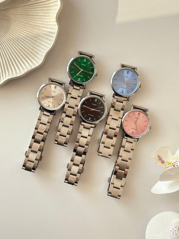 ساعت مچی زنانه مدل کاسیو خطی