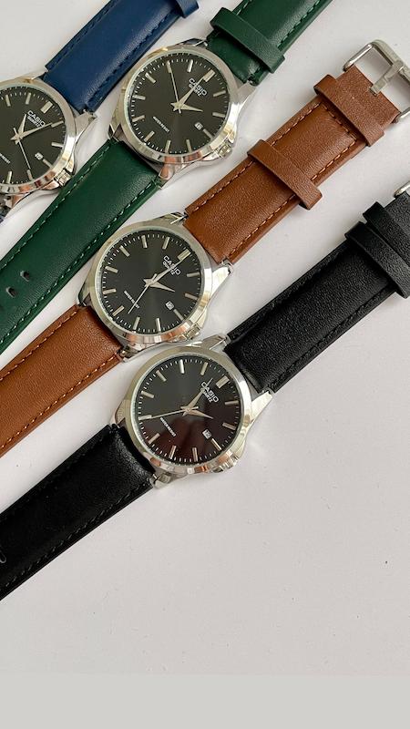 کاسیو کلاسیک مردانه بند چرم 