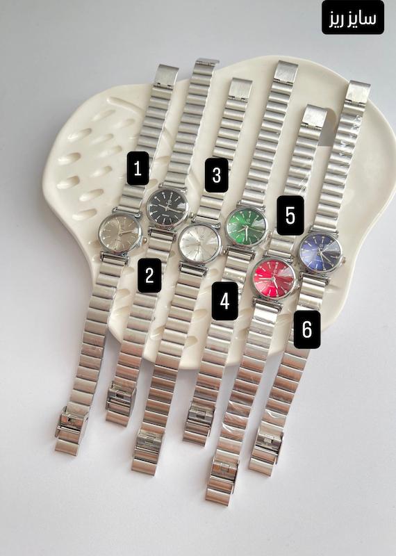 ساعت مچی زنانه فلورا کرکره ای گرد