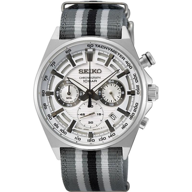 ساعت مچی مردانه سیکو مدل SSB401P1 با بند برزنتی