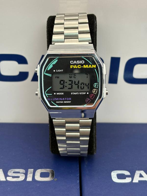 ساعت مچی کاسیو پکمن F91 استیل ضد آب استخری