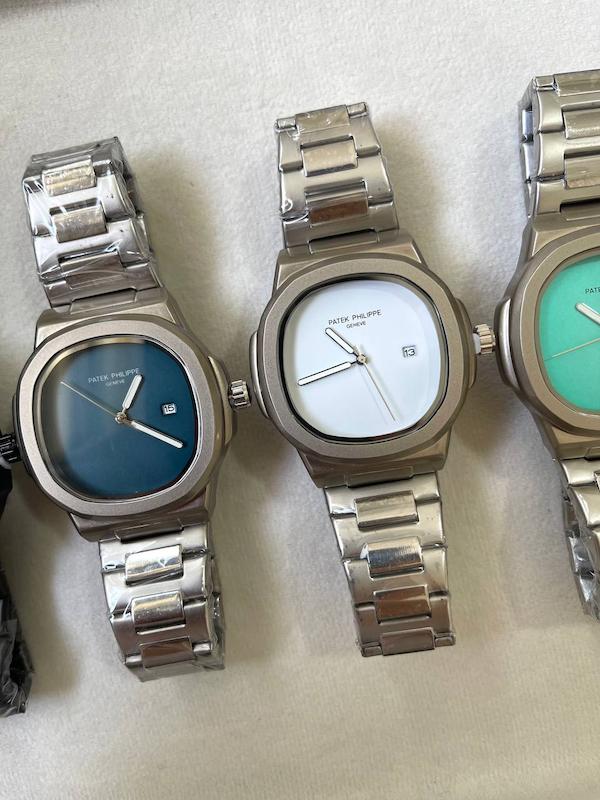 ساعت مچی مردانه پتک فیلیپ ناتیلوس مدل Patek-6056-G با صفحه مهندسی مشکی