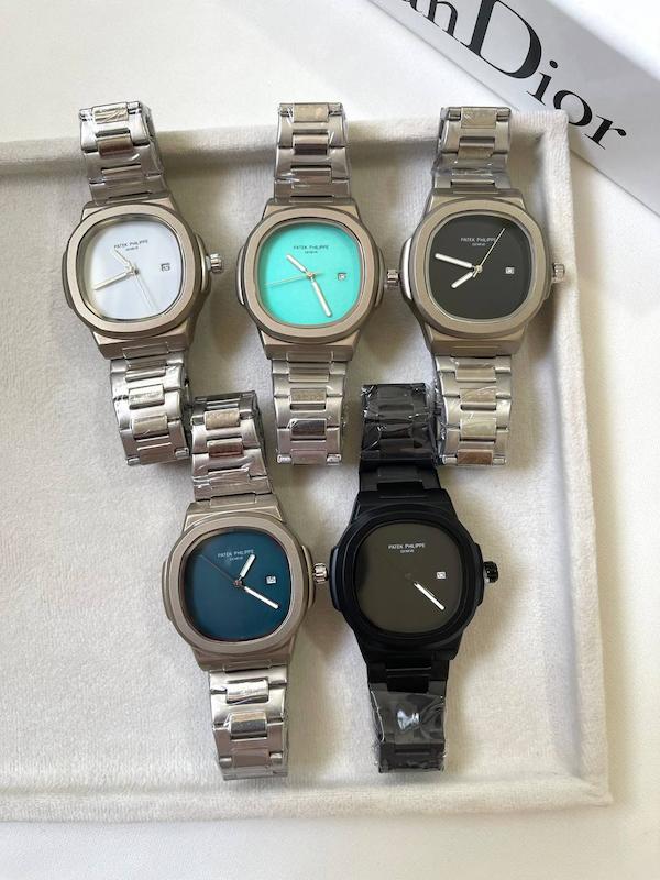 ساعت مچی مردانه پتک فیلیپ ناتیلوس مدل Patek-6056-G با صفحه مهندسی مشکی