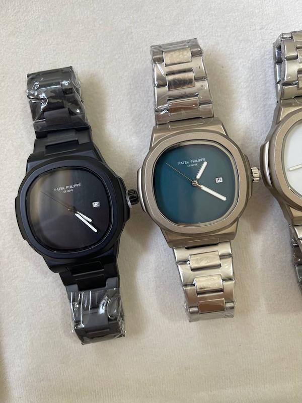 ساعت مچی مردانه پتک فیلیپ ناتیلوس مدل Patek-6056-G با صفحه مهندسی مشکی