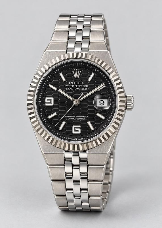 ساعت مچی مدل rolex land dweller رولکس لند دوئلر 