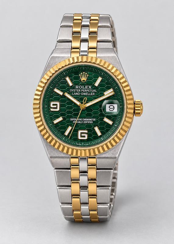 ساعت مچی مدل rolex land dweller رولکس لند دوئلر 