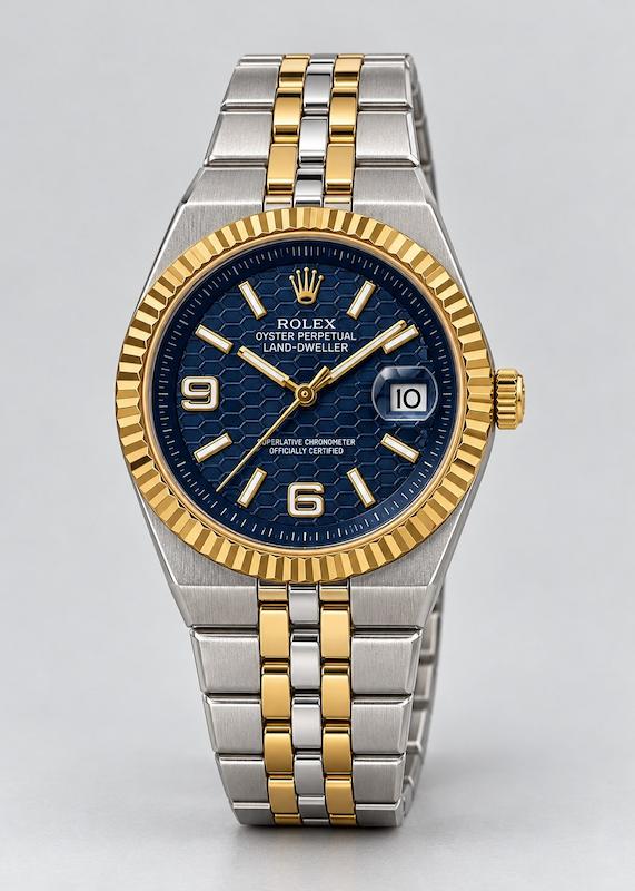 ساعت مچی مدل rolex land dweller رولکس لند دوئلر 