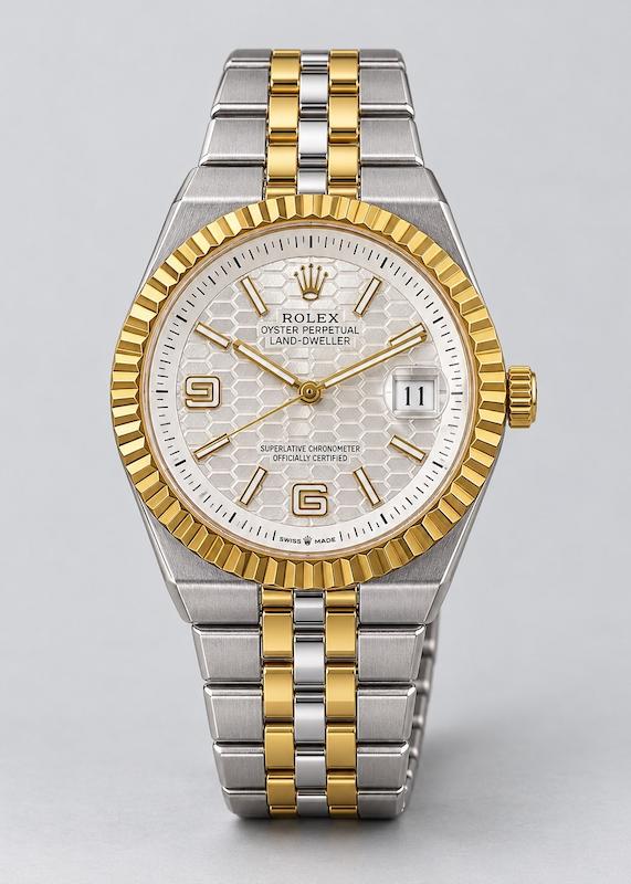 ساعت مچی مدل rolex land dweller رولکس لند دوئلر 
