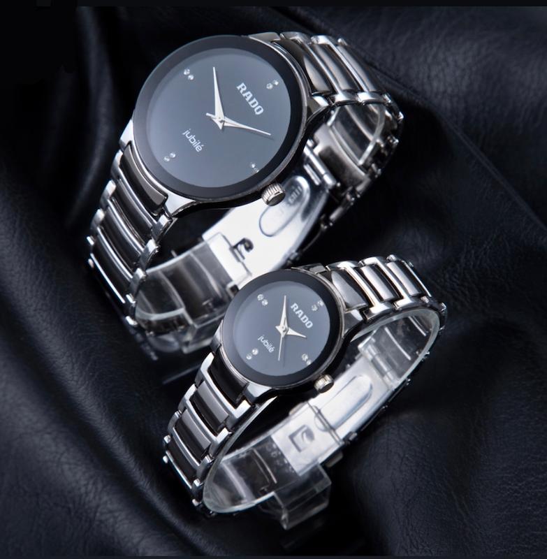 ست ساعت و تک زنانه و مردانه رادو Rado رنگ ثابت با کیفیت کد 2115638 