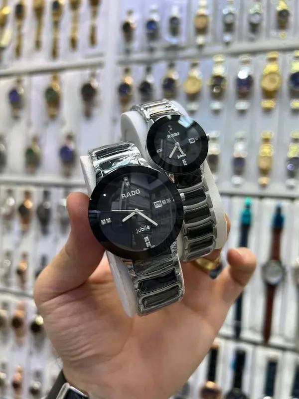 ساعت مچی رادو سرامیکی (تکی و ست) Rado Ceramica Black Rosegold