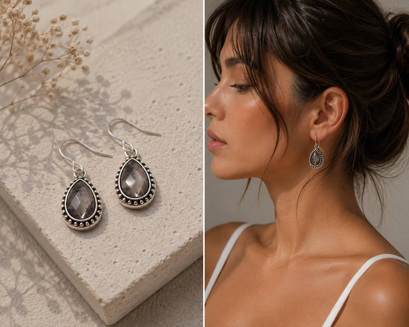 گوشواره جواهری اویز