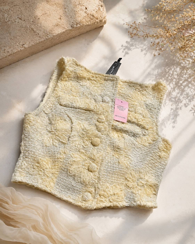 جلیقه کراپ شانل