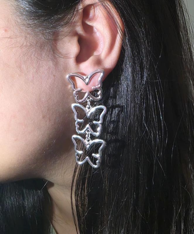 گوشواره اویز پروانه