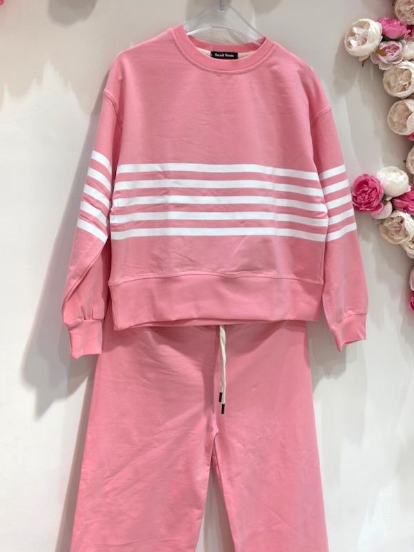 دورس و شلوار ست خط دار