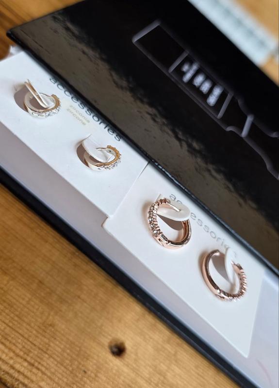 گوشواره حلقه ای نگین دار