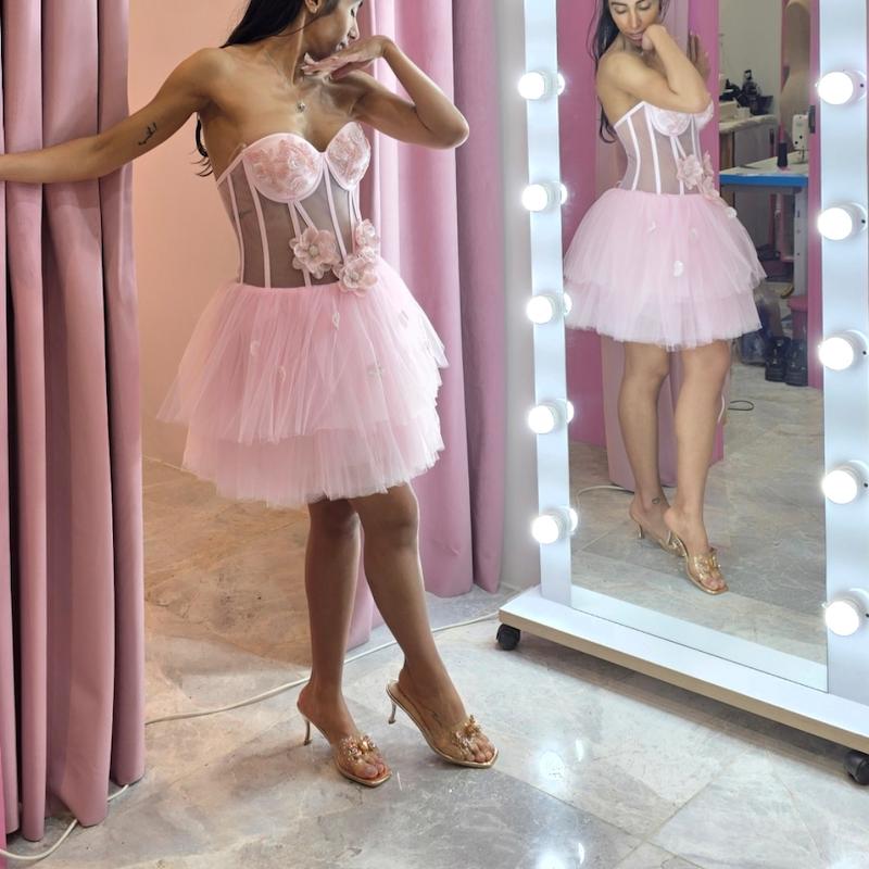 پیراهن دکلته مجلسی