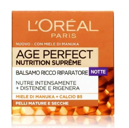 کرم شب بازسازی کننده و ضد چروک age perfect ricco notte لورئال «اورجینال 100%»
