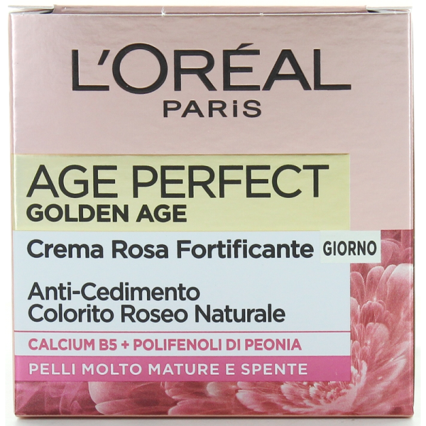 کرم روز تقویت کننده و شاداب کننده +60 age perfect golden age rosa giorno لورئال «اورجینال 100%»