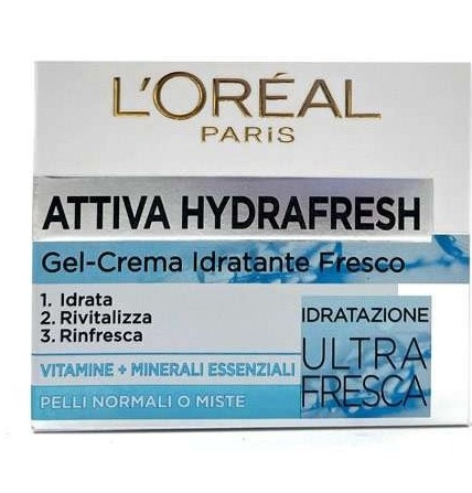 ژل کرم مرطوب کننده ATTIVA HYDRAFRESH لورئال «اورجینال 100%»