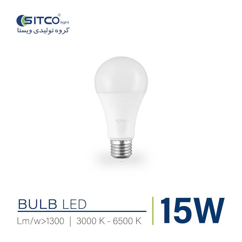 لامپ 15 وات حبابی سیتکو لایت