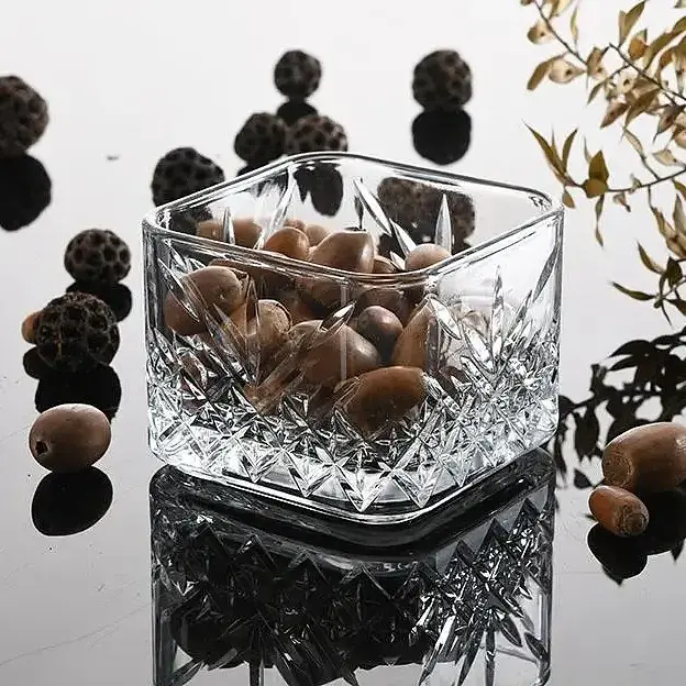 پیاله پاشاباغچه مدل تایملس مربع کد 530240 - (ست 4 عددی)