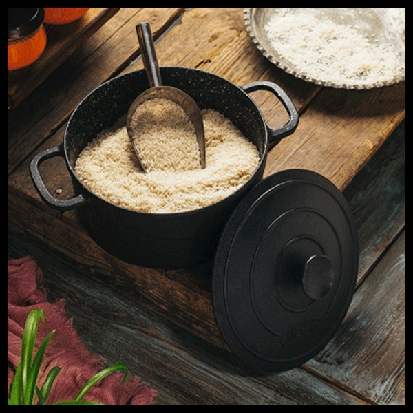 قابلمه چدن سایز28 مدل Feleti