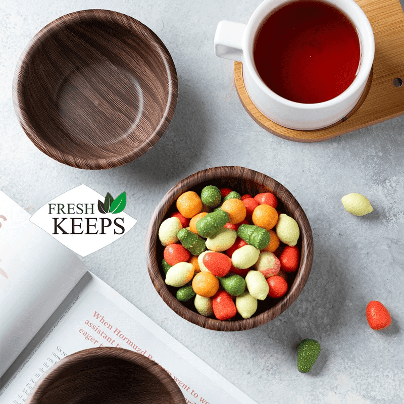 کاسه 1 عددی طرح چوب فرشکیپس