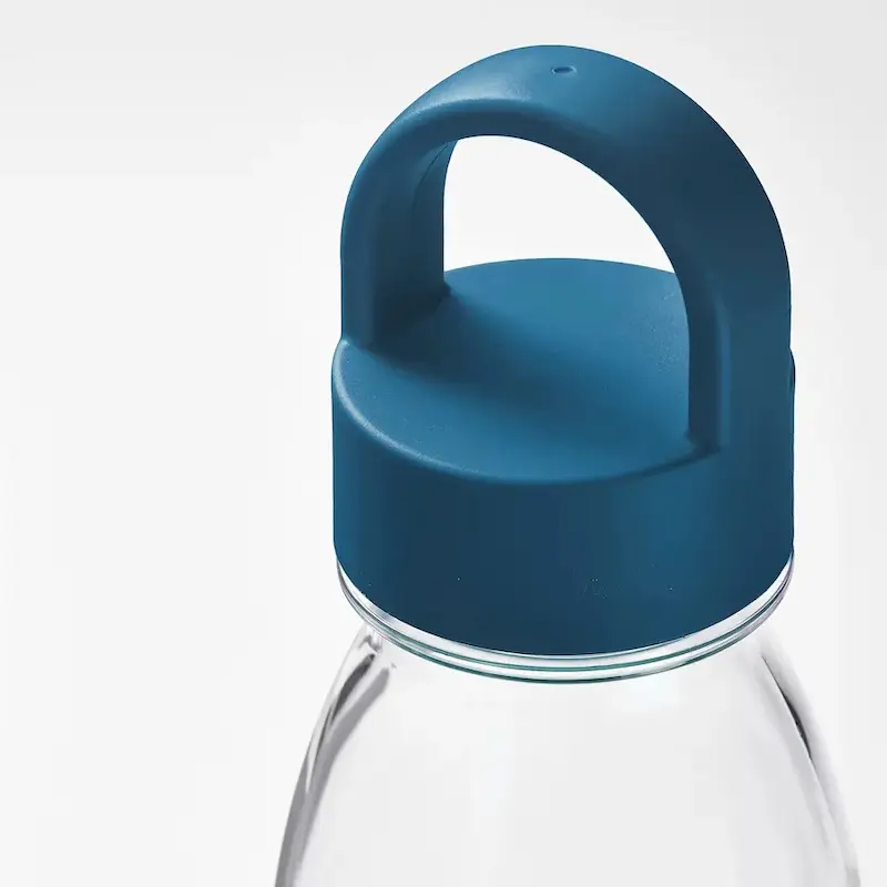 بطری آب ایکیا مدل IKEA 365+ آبی تیره ۰.۵ لیتر