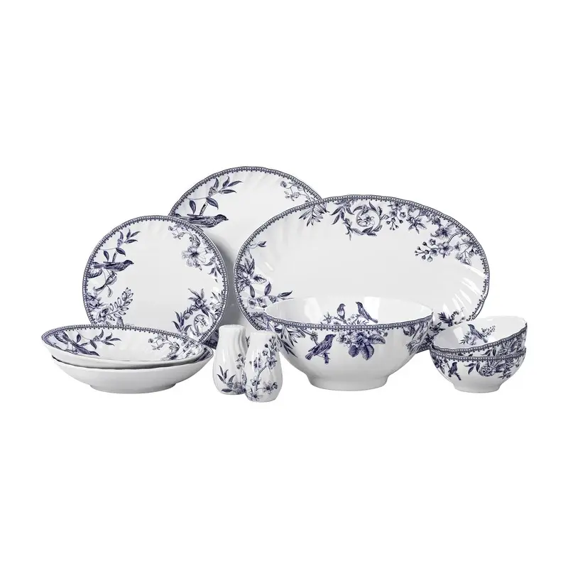 سرویس غذاخوری 28 پارچه گلدکیش طرح لوتوس 