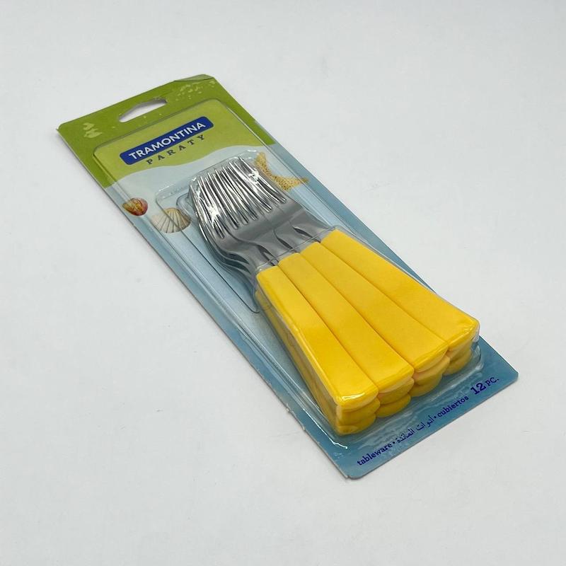 چنگال میوه خوری 12 عددی ترامونتینا