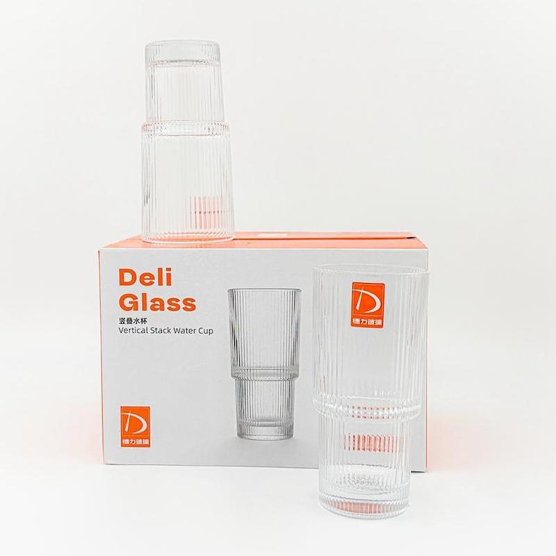 لیوان 6 عددی  راه راه بلند 293 میل دلی