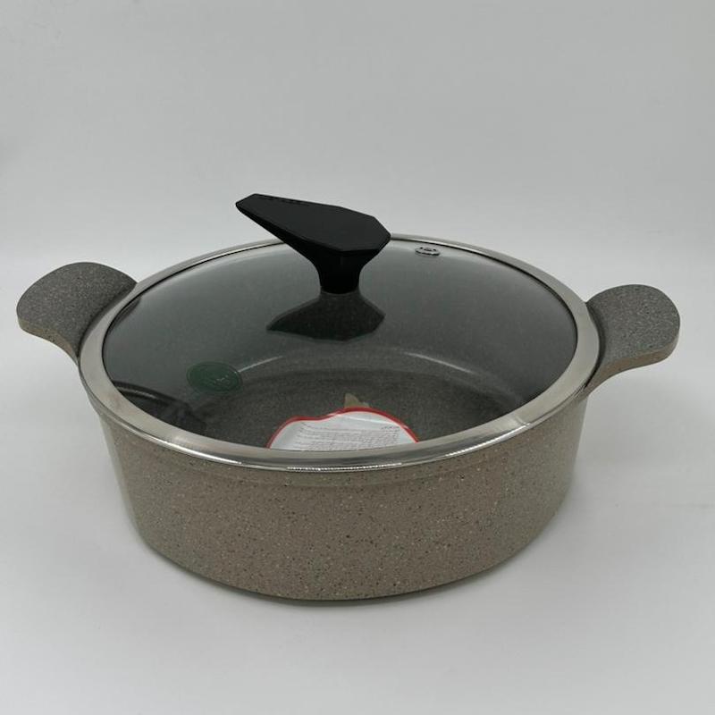 تابه 28 دو دسته نیوفلیم سری ماربل (EK-EV-L28)