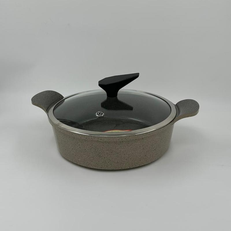 تابه 24 دو دسته نیوفلیم سری ماربل (EK-EV-L24)