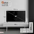 تلویزیون ال ای دی هوشمند جی پلاس مدل GTV-55SU728N سایز 55 اینچ