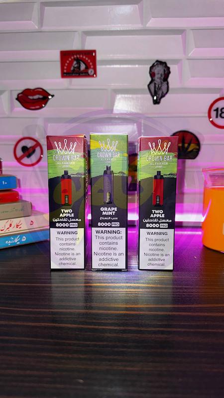 ویپ یکبار مصرف الفاخر کرون بار 8K پاف