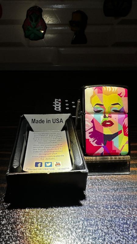 فندک طرح زیپو مرلین مونرو Marilyn Monroe