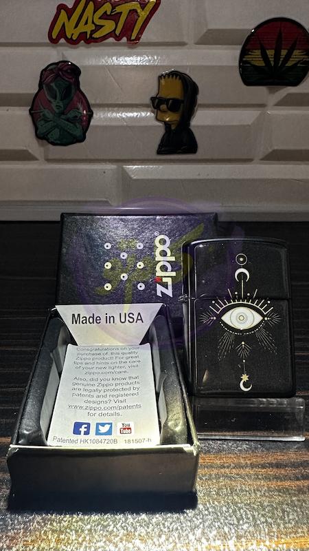 فندک طرح زیپو مدل تک چشم