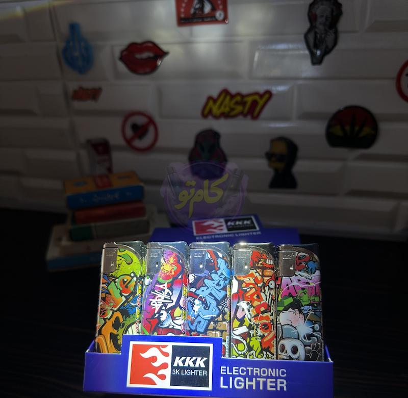 فندک گازی عکس دار جدید برند KKK