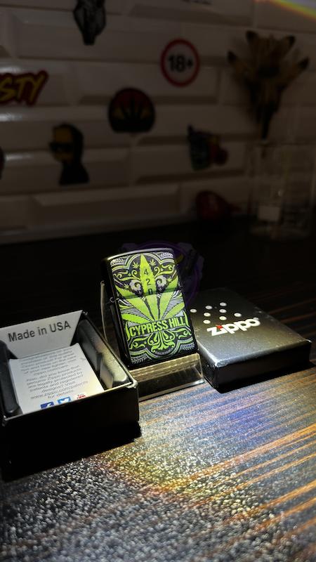 فندک زیپو طرحzippo مدل CYPRESS HILL