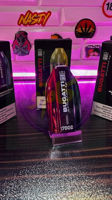 پاد یکبار مصرف بوگاتی 17هزار پاف BUGATTI