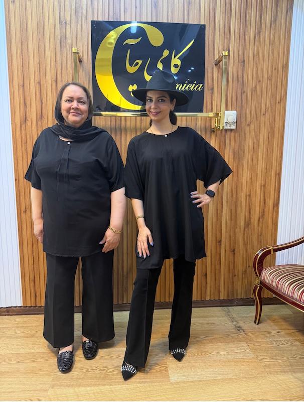تیشرت نخی تک دکمه