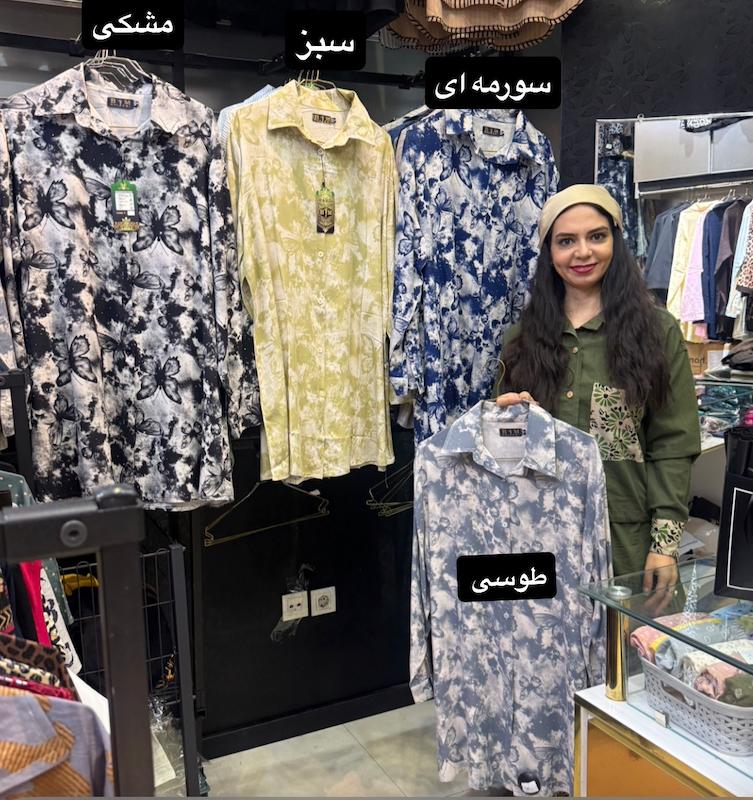 شومیز مانتویی پروانه