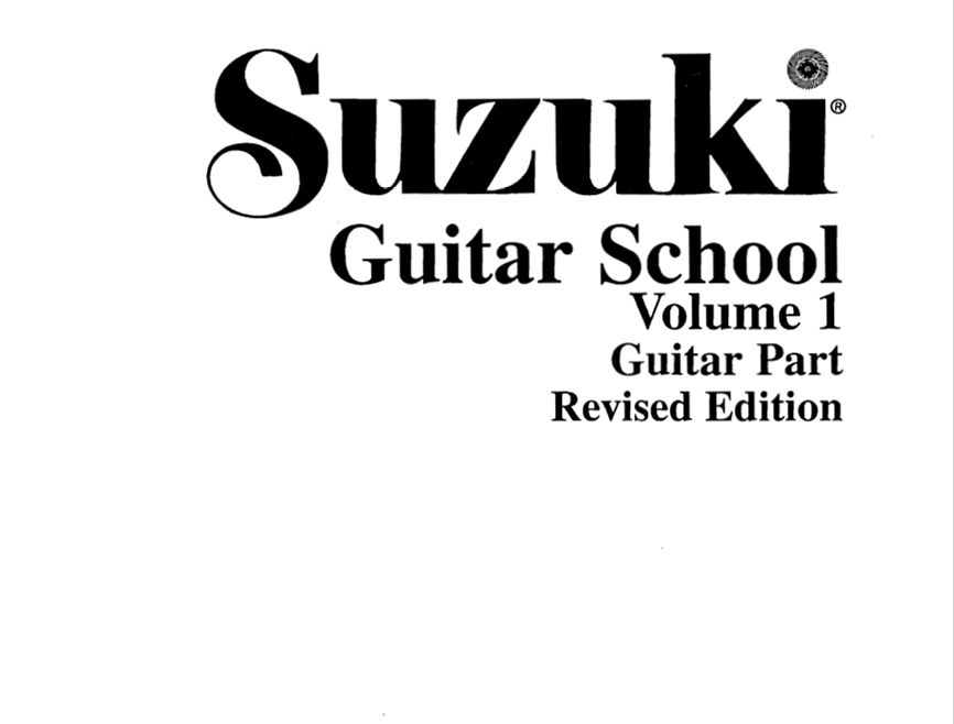 Suzuki Guitar Vol 1